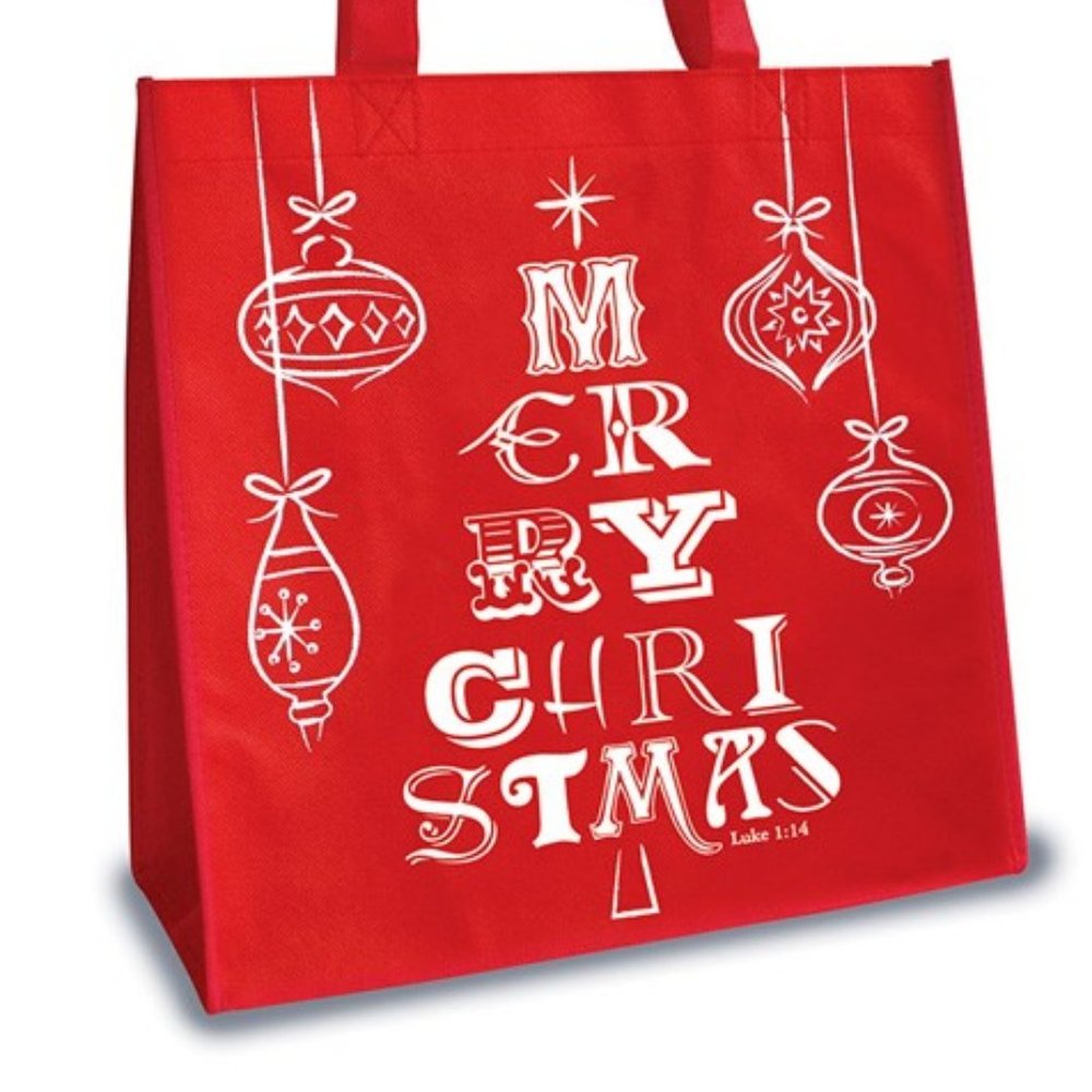 Merry Christmas Tree, Eco Tote Bag - NWT